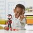 Marvel Spidey und Seine Super-Freunde – 22,5 cm Supergroße Miles Morales Action-Figur mit beweglichem Kopf & Armen, Web-Zubehör – Vorschulspielzeug für Kinder ab 3 Jahren – Bekannt aus Disney+