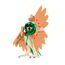 Pokémon PKW3038 - Battle Feature Figure - Silvarro, offizielle bewegliche Figuren, 11,5 cm