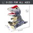JUSTQUNSEEN Dinosaurier Handpuppen Dinosaurier Spielzeug, Dinosaurier Puppen für Kinder, Dinosaurier Kuscheltiere, Fingerpuppen, Geschenke, Dinosaurier Spielzeug ab 3 4 5 6