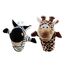 Sharplace Handpuppen Tierhandpuppen für Kinder Plüschtiere Erzählen Geschichte, Unterrichten, im Vorschulalter und als Geburtstagsgeschenk, Rollenspiel, Giraffe + Zebra