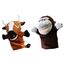 Sharplace Handpuppen Tierhandpuppen für Kinder Plüschtiere Erzählen Geschichte, Unterrichten, im Vorschulalter und als Geburtstagsgeschenk, Rollenspiel, Orang-utan + Rinder