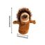 Sharplace Handpuppen Tierhandpuppen für Kinder Plüschtiere Erzählen Geschichte, Unterrichten, im Vorschulalter und als Geburtstagsgeschenk, Rollenspiel, Löwe + Gelber Löwe