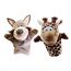 Sharplace Handpuppen Tierhandpuppen für Kinder Plüschtiere Erzählen Geschichte, Unterrichten, im Vorschulalter und als Geburtstagsgeschenk, Rollenspiel, Giraffe+ Fuchs