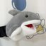 Sharplace Handpuppen Tierhandpuppen für Kinder Plüschtiere Erzählen Geschichte, Unterrichten, im Vorschulalter und als Geburtstagsgeschenk, Rollenspiel, Grau Hai Handpuppe