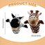 Sharplace Handpuppen Tierhandpuppen für Kinder Plüschtiere Erzählen Geschichte, Unterrichten, im Vorschulalter und als Geburtstagsgeschenk, Rollenspiel, Giraffe + Zebra