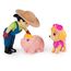 PAW PATROL Hero Pups – Actionfiguren-Set mit 1 Skye Hundefigur, 1 Bäuerin Yumi Figur und 1 Schweinchen, Spielzeug geeignet für Kinder ab 3 Jahren