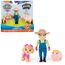 PAW PATROL Hero Pups – Actionfiguren-Set mit 1 Skye Hundefigur, 1 Bäuerin Yumi Figur und 1 Schweinchen, Spielzeug geeignet für Kinder ab 3 Jahren