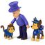 PAW PATROL Hero Pups – Actionfiguren-Set mit 1 Chase Hundefigur, 1 Chaos-Kätzchen Figur und 1 Bürgermeister Besserwisser Figur, Spielzeug geeignet für Kinder ab 3 Jahren