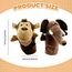 Sharplace Handpuppen Tierhandpuppen für Kinder Plüschtiere Erzählen Geschichte, Unterrichten, im Vorschulalter und als Geburtstagsgeschenk, Rollenspiel, Elefantenaffe