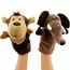 Sharplace Handpuppen Tierhandpuppen für Kinder Plüschtiere Erzählen Geschichte, Unterrichten, im Vorschulalter und als Geburtstagsgeschenk, Rollenspiel, Elefantenaffe