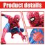 Hero Figuren für Kinder 14 * 8 * 9CM，Actionfiguren Spielzeug für Kinder，Action Figure Tischdekoration Geschenk, Figuren Tortendekoration, Regalos para Jungen