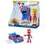 Spidey and his Amazing Friends Marvel Spidey Web-Flitzer Set, Spidey Action-Figur mit Fahrzeug und Accessoire, Spielzeug, Rot