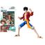BANDAI – Anime Heroes – One Piece – Anime Heroes Figur 17 cm – Monkey D. Ruffy – Offizielle One Piece Lizenz – Gelenkige Ruffy-Figur – Manga Figuren – Spielzeug für Kinder ab 4 Jahren – 37008