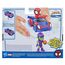 Spidey and his Amazing Friends Marvel Spidey Web-Flitzer Set, Spidey Action-Figur mit Fahrzeug und Accessoire, Spielzeug, Rot