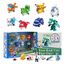 Super Wings World Airport Crew Verwandlungsroboter-Set, 8 Transformationsroboter und 7 PVC-Figuren, Verwandelbare Spielflugzeuge und Roboterfiguren für Jungen und Mädchen ab 3 Jahren