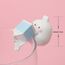 MOLANG Kaninchen Korea Cup Ornaments Serie Blind Box Action Figuren Mystery Box niedliche Zufallsspielzeug Geburtstagsgeschenk Weihnachten Sammelspielzeug für Desktop Ornamente, 3 PCS