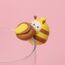 MOLANG Kaninchen Korea Cup Ornaments Serie Blind Box Action Figuren Mystery Box niedliche Zufallsspielzeug Geburtstagsgeschenk Weihnachten Sammelspielzeug für Desktop Ornamente, 3 PCS
