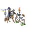 PLAYMOBIL Novelmore 71297 Novelmore - Übungsplatz, spannendes Rittertraining auf dem Übungsplatz mit Pferd, Lanze, Fass und Zielscheibe, Spielzeug für Kinder ab 4 Jahren