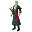 BANDAI – Anime Heroes – One Piece Figur – Lorenor Zorro – Roronoa Zoro – Figurine Anime Heroes 17 cm – Offizielle One Piece Lizenz – Gelenkige Zorro-Figur – Spielzeug für Kinder ab 4 Jahren – 36932