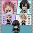 Zhongkaihua Kamado Tanjiro & 9 Hashira Figur Mini Anime Cartoon PVC Modell Puppe Haus Kuchen Set Dekoration Statue Set Sammlung Geburtstagsgeschenk (6cm)