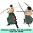 BANDAI – Anime Heroes – One Piece Figur – Lorenor Zorro 17 cm Three Sword Style – Offizielle Lizenz One Piece – Bewegliche Manga Figur Zorro 3 Schwerter – Spielzeug für Kinder ab 4 Jahren – 37052