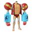BANDAI – Anime Heroes – One Piece – Anime Heroes Figur – 17 cm – Franky Actionfigur – Offizielle One Piece Manga Lizenz – Bewegliche Franky Figur – Spielzeug für Kinder ab 4 Jahren – 36938