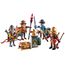 PLAYMOBIL Novelmore 71487 My Figures: Ritter von Novelmore, mit Zwei Novelmore-Rittern und Zwei Burnham Raiders, individuell zusammenstellbare Figuren, detailreiches Spielzeug für Kinder ab 5 Jahren