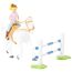 CRAZE BIBI & TINA Turnierset mit Reiterin Pferd Bibi und Sabrina inkl. Reitzubehör Spielfiguren zum Sammeln 14165