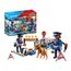 PLAYMOBIL Straßensperre mit Hund