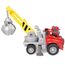 Rubble & Crew - Kran-Baufahrzeug (Basis Fahrzeug) mit Charger-Figur, dreh- und ausfahrbarer Ausleger, authentisches Spielzeug aus TV-Serie, für Kinder ab 3 Jahren