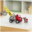 Rubble & Crew - Kran-Baufahrzeug (Basis Fahrzeug) mit Charger-Figur, dreh- und ausfahrbarer Ausleger, authentisches Spielzeug aus TV-Serie, für Kinder ab 3 Jahren