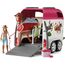 schleich HORSE CLUB | Abenteuer mit Auto und Pferdeanhänger 42535 | mit Hannah, Papa, Pferd und Zubehör | Geschenk für Mädchen und Jungen | Pferde Spielzeug für Kinder ab 5 Jahren | Set aus 110 Teilen