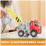Rubble & Crew - Kran-Baufahrzeug (Basis Fahrzeug) mit Charger-Figur, dreh- und ausfahrbarer Ausleger, authentisches Spielzeug aus TV-Serie, für Kinder ab 3 Jahren
