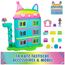 DREAMWORKS GABBY'S DOLLHOUSE - 15-teiliges Purrfect Party Puppenhaus Spielset im Regenbogen-Look, über 60cm mit Gabby-Figur, Möbeln und Geräuscheffekten, ab 3 Jahren