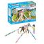 PLAYMOBIL Horses of Waterfall 71640 Kreativset mit Pferd und Stiften, inklusive Einer Figur, einem Pferd und DREI Crayola Stiften, künstlerisches Spielzeug für Kinder ab 5 Jahren