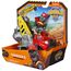 Rubble & Crew - Kran-Baufahrzeug (Basis Fahrzeug) mit Charger-Figur, dreh- und ausfahrbarer Ausleger, authentisches Spielzeug aus TV-Serie, für Kinder ab 3 Jahren