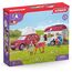 schleich HORSE CLUB | Abenteuer mit Auto und Pferdeanhänger 42535 | mit Hannah, Papa, Pferd und Zubehör | Geschenk für Mädchen und Jungen | Pferde Spielzeug für Kinder ab 5 Jahren | Set aus 110 Teilen