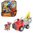 Rubble & Crew - Kran-Baufahrzeug (Basis Fahrzeug) mit Charger-Figur, dreh- und ausfahrbarer Ausleger, authentisches Spielzeug aus TV-Serie, für Kinder ab 3 Jahren