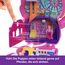Polly Pocket Puppen und Spielset, Pony-Rodeo-Schatulle, Spielzeug für unterwegs mit 1 kleinen Puppe, Pferdchen, Zubehör für Mode und Essen, JCR39