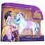 Unicorn Academy Layla und Einhorn Glacier Set - ca. 12 cm große Originalfiguren zur beliebten Netflix Serie mit Zwei Accessoires und Haarbürste für fantasievolles Rollenspiel, für Kinder ab 4 Jahren