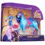 Unicorn Academy Isabel und Einhorn River Set - ca. 12 cm große Originalfiguren zur beliebten Netflix Serie mit Zwei Accessoires und Haarbürste für fantasievolles Rollenspiel, für Kinder ab 4 Jahren