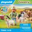 PLAYMOBIL Country 71444 Junger Schäfer mit Schafen, Hüten und Pflegen der Schafe mithilfe des Bordercollies, mit Zubehör wie Haartrimmer und Strohballen, nachhaltiges Spielzeug für Kinder ab 4 Jahren