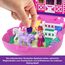 Polly Pocket Puppen und Spielset, Pony-Rodeo-Schatulle, Spielzeug für unterwegs mit 1 kleinen Puppe, Pferdchen, Zubehör für Mode und Essen, JCR39