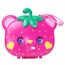 Polly Pocket Erdbeer Bärchen Schatulle - inklusive 2 Puppen, 12 Accessoires und 5 Motiven zum Geschichtenerzählen drehbare Augen und tollem Garten-Spielplatz, für Kinder ab 4 Jahren, HRD35