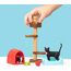 SCHLEICH Farm World | Spielspaß für niedliche Katzen 42501 Tiere Set & Zubehör | detailreiches Mama & Baby Katzen Set | Geschenk für Kinder | Bauernhof Spielzeug ab 3 Jahren | 15 Teile