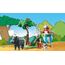 PLAYMOBIL Asterix 71160 Wildschweinjagd, Mit kippbarem Baum, Spielzeug für Kinder ab 5 Jahren