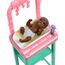Barbie Kinderärztin-Puppe mit blonder Modepuppe und pinkfarbenem Kittel-Set, 1 Baby-Patientenpuppe mit Zubehör und Möbeln, JCR72