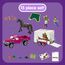 SCHLEICH 42346 Pick-up mit Pferdeanhänger, für Kinder ab 5 Jahren, Horse Club - Spielset
