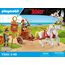 PLAYMOBIL Asterix 71543 Römischer Streitwagen, Reise durch das Land, inklusive Abnehmbarer Helme, Armreifen und Umhang, detailreiches Spielzeug für Kinder ab 5 Jahren