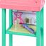 Barbie Kinderärztin-Puppe mit blonder Modepuppe und pinkfarbenem Kittel-Set, 1 Baby-Patientenpuppe mit Zubehör und Möbeln, JCR72